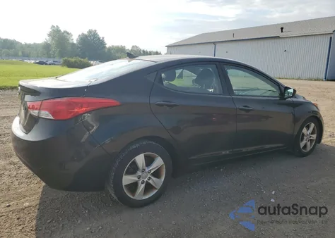 2012 Hyundai Elantra Gls from USA, damaged, VIN 5NPDH4AE7CH080657